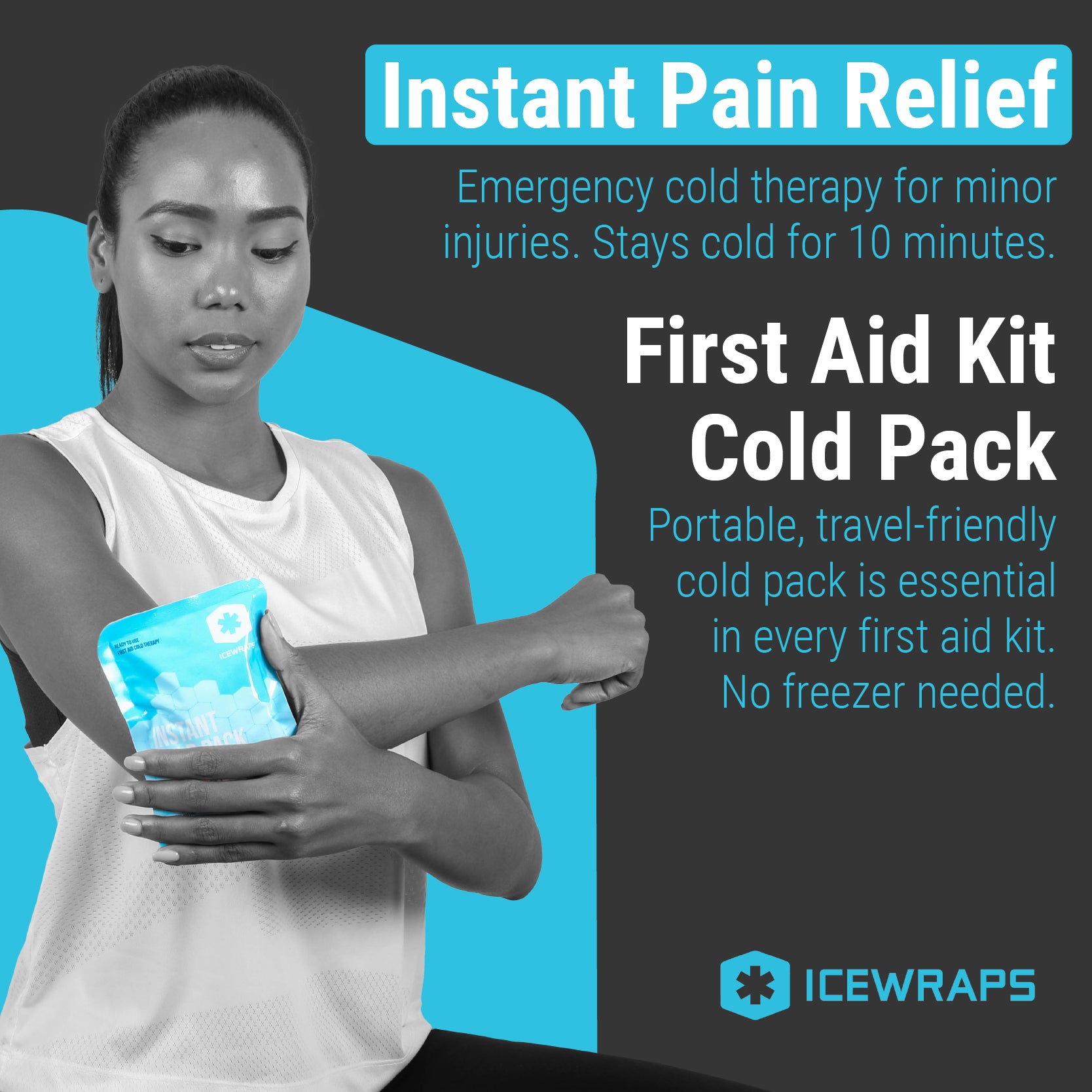 IceWraps Instant Perineal Cold Pack for Postpartum Care 