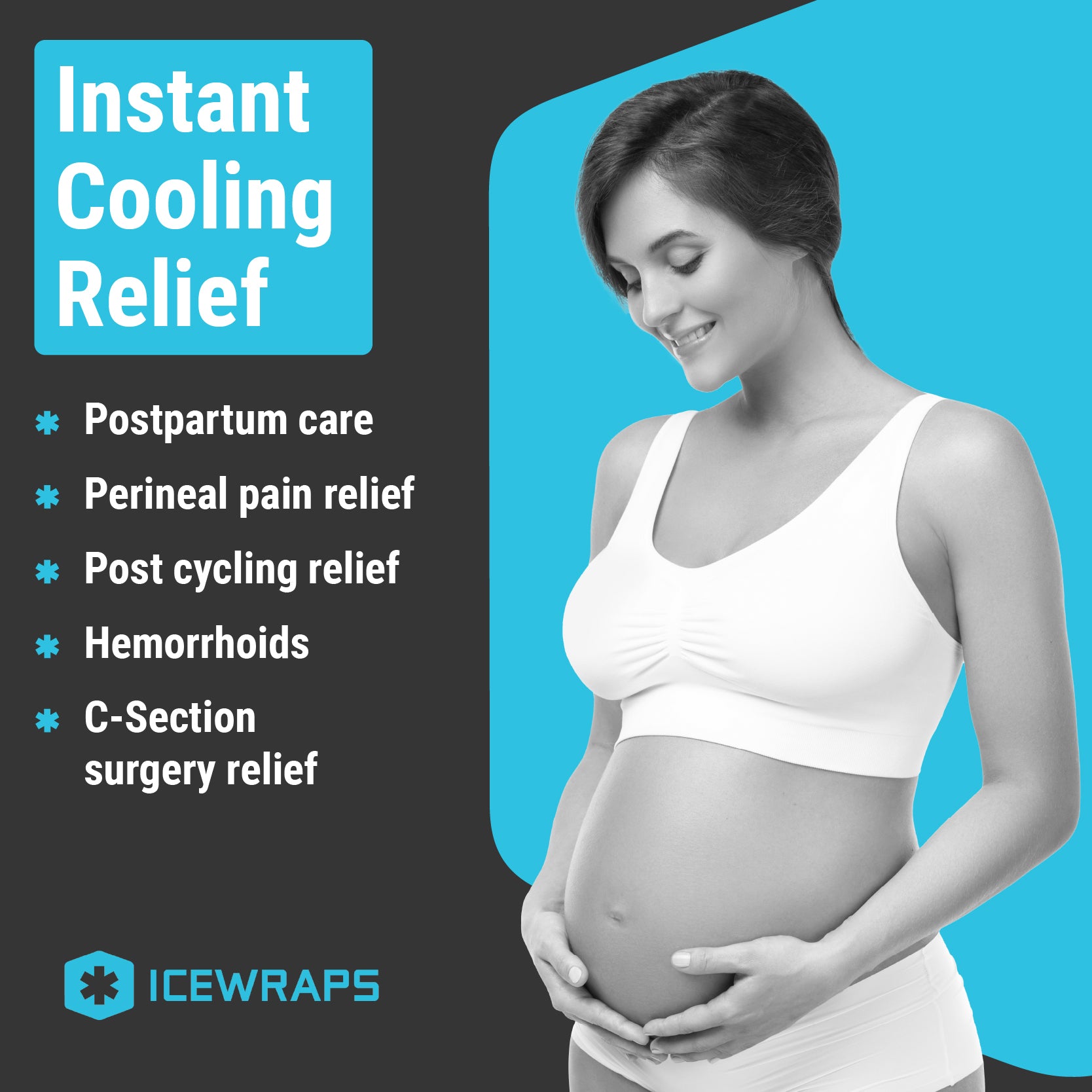 Perineal Instant Cold Pack, Absorbent Instant Perineal Cold Pack For  Pregnant Woman For After Birth